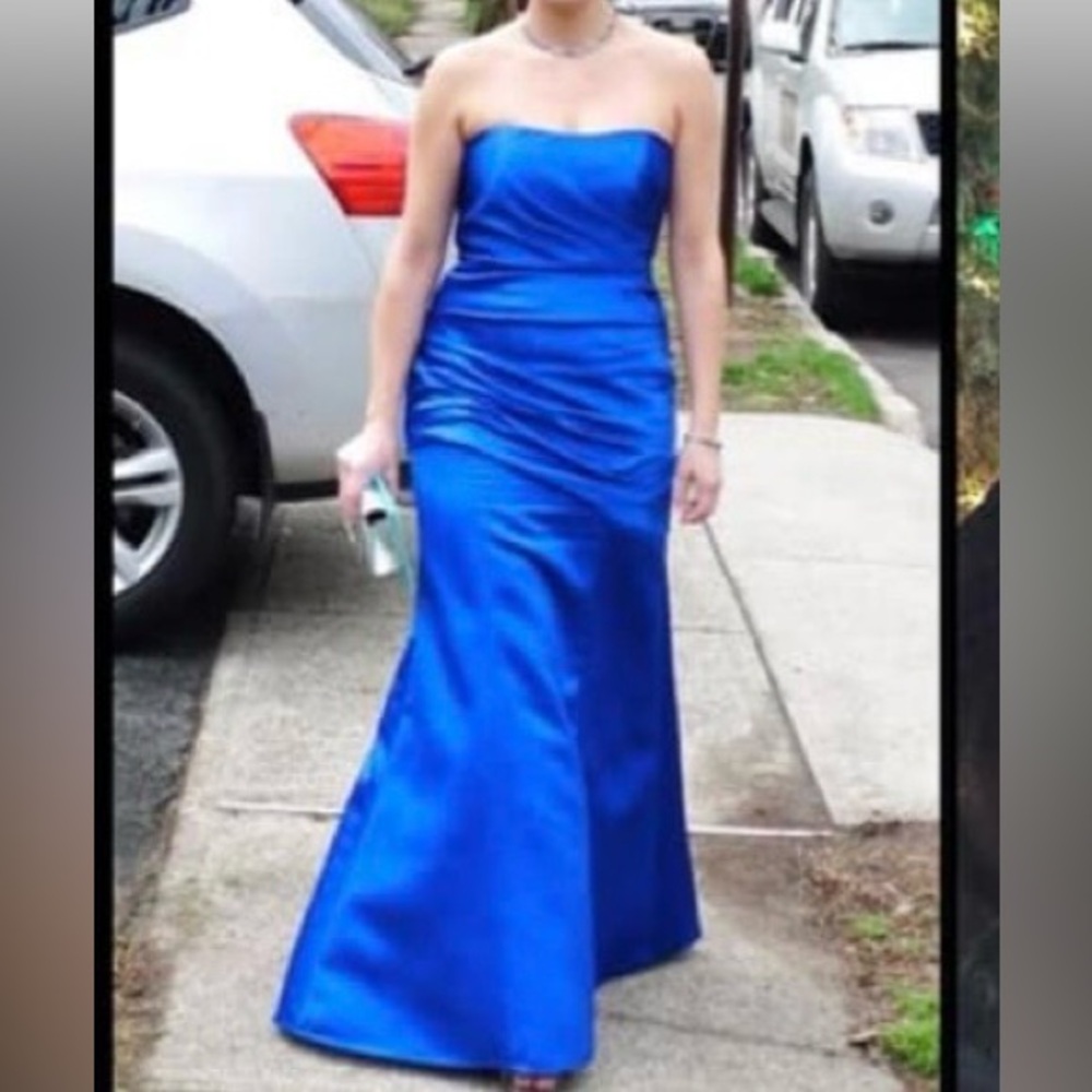 David's Bridal Horizon Blue Dress size 8